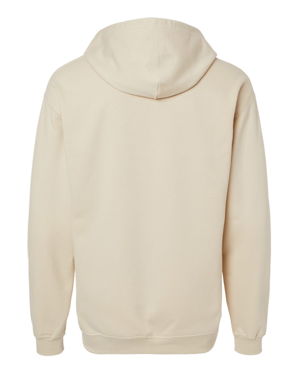 Unisex Softstyle® Full-Zip Hooded Sweatshirt - Back - B24260703 - Sand