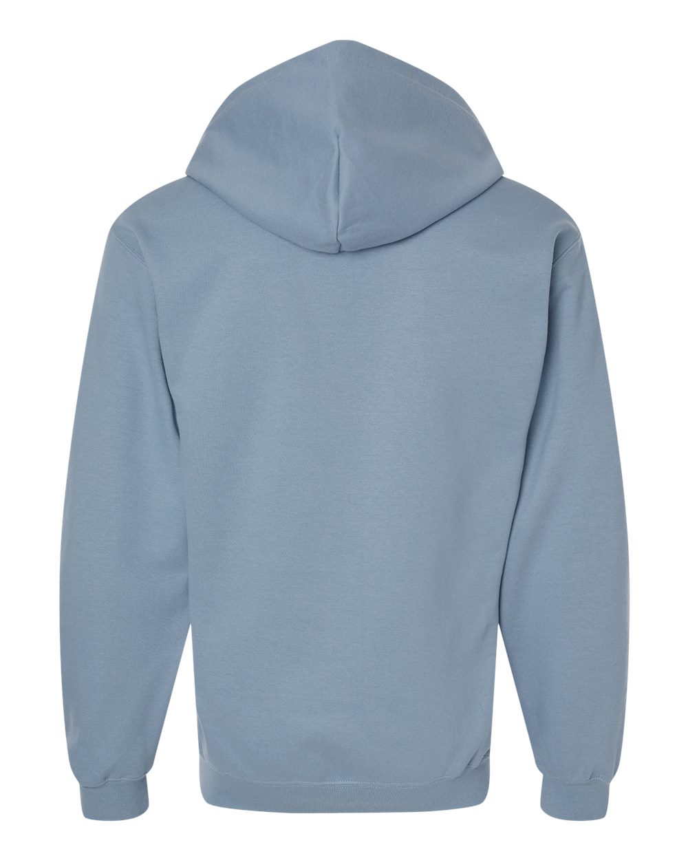 Unisex Softstyle® Full-Zip Hooded Sweatshirt - Back - B24260753 - Stone Blue