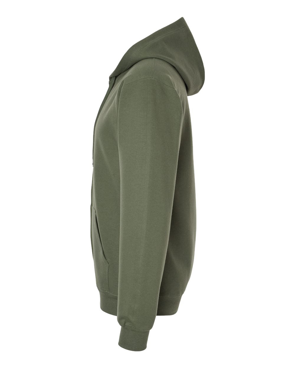 Unisex Softstyle® Full-Zip Hooded Sweatshirt - DirectSide - B24260493 - Military Green
