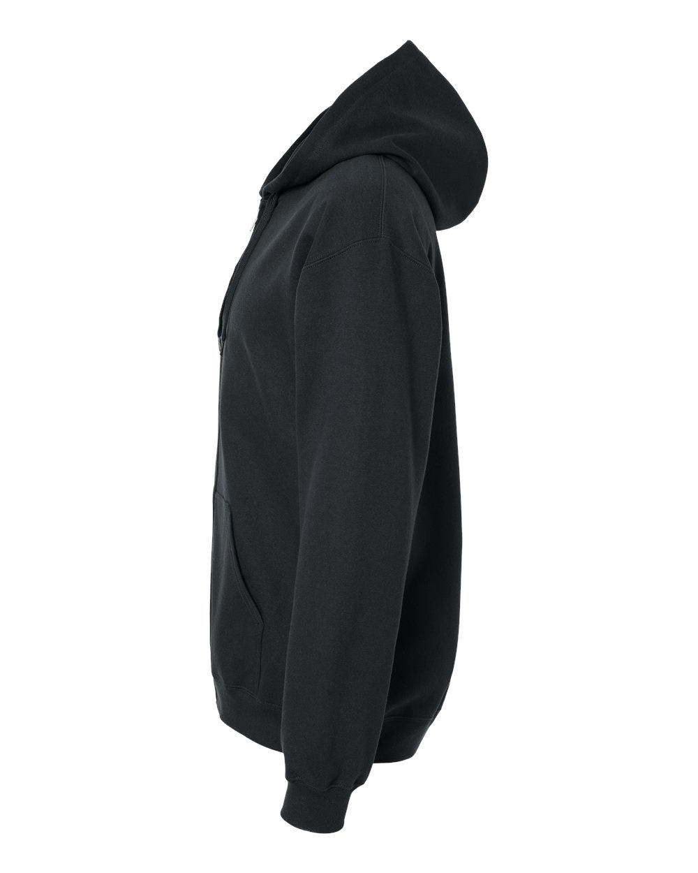 Unisex Softstyle® Full-Zip Hooded Sweatshirt - DirectSide - B24260503 - Black