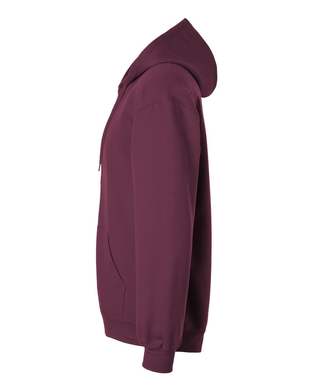 Unisex Softstyle® Full-Zip Hooded Sweatshirt - DirectSide - B24260533 - Maroon