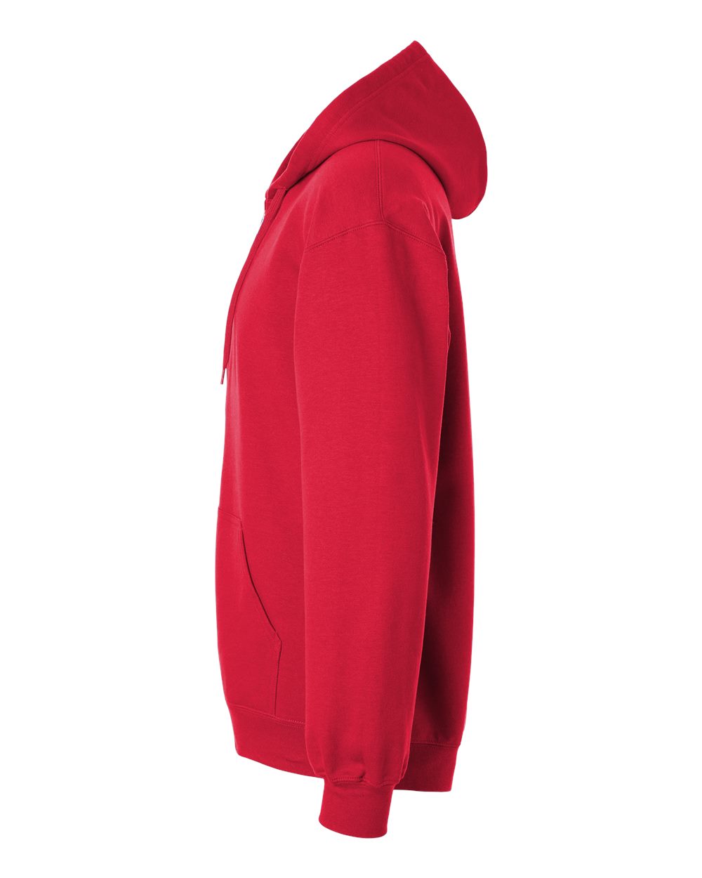Unisex Softstyle® Full-Zip Hooded Sweatshirt - DirectSide - B24260713 - Red
