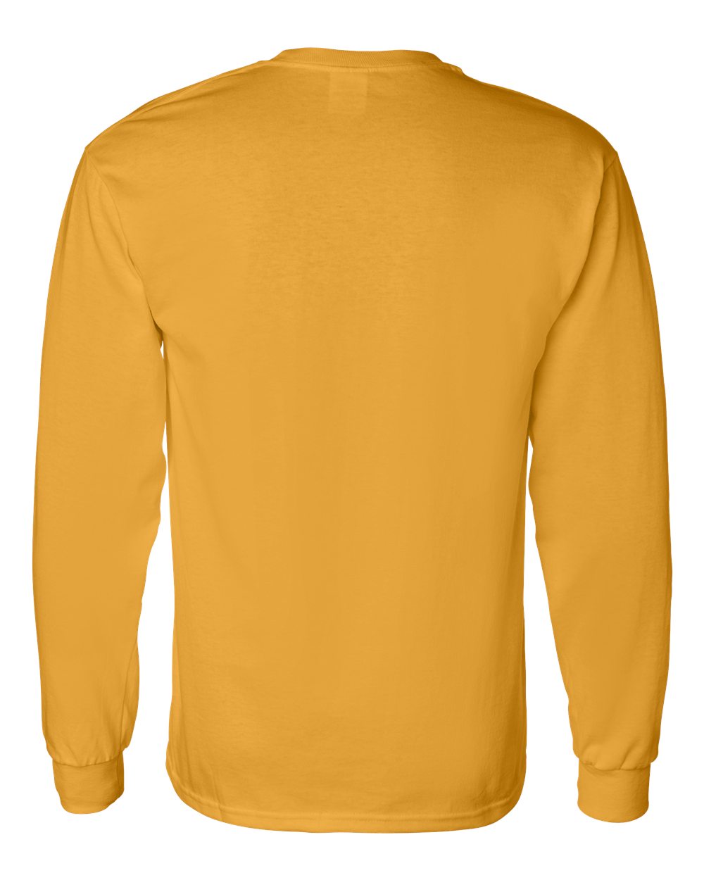 Men's Heavy Cotton™ Long Sleeve T-Shirt - Back - B04060123 - Gold