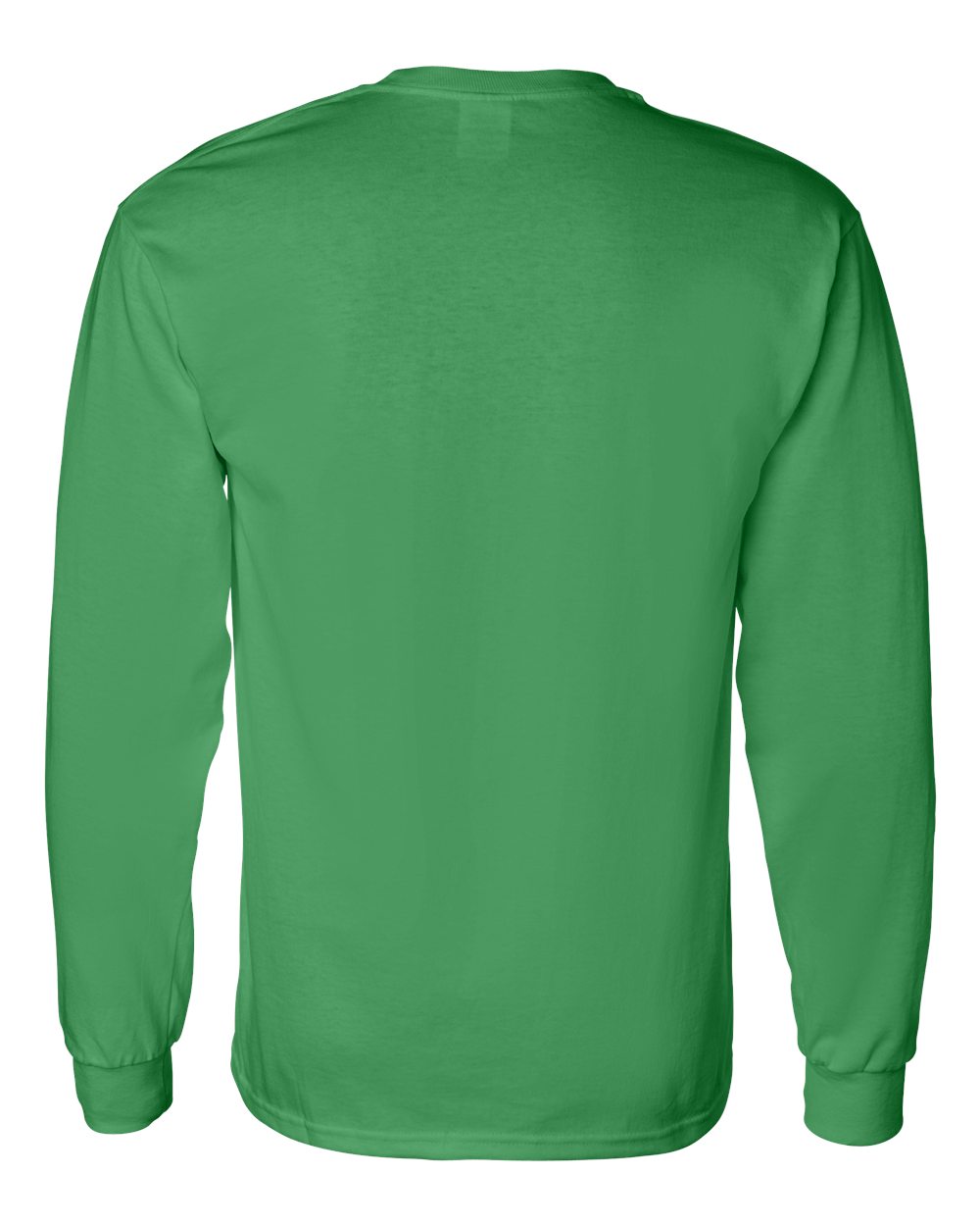 Men's Heavy Cotton™ Long Sleeve T-Shirt - Back - B04060203 - Irish Green