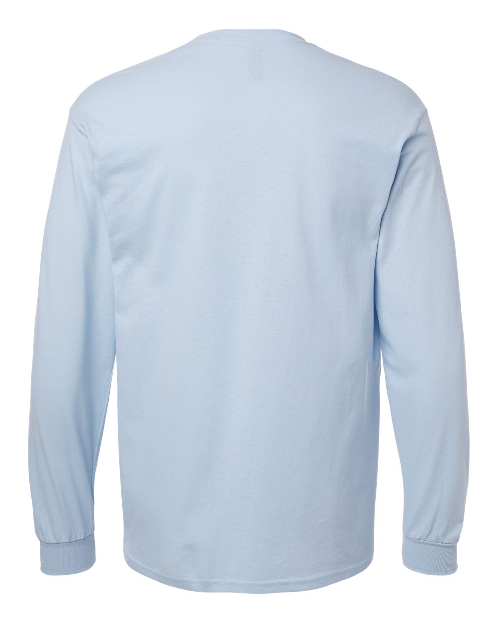 Men's Heavy Cotton™ Long Sleeve T-Shirt - Back - B04060213 - Light Blue