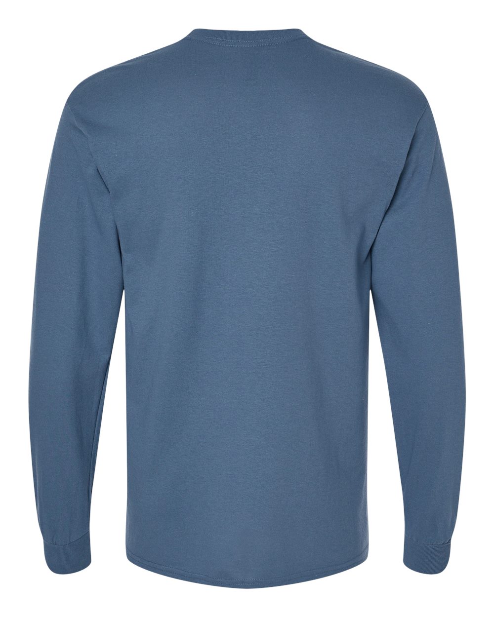 Men's Heavy Cotton™ Long Sleeve T-Shirt - Back - B04060223 - Indigo Blue