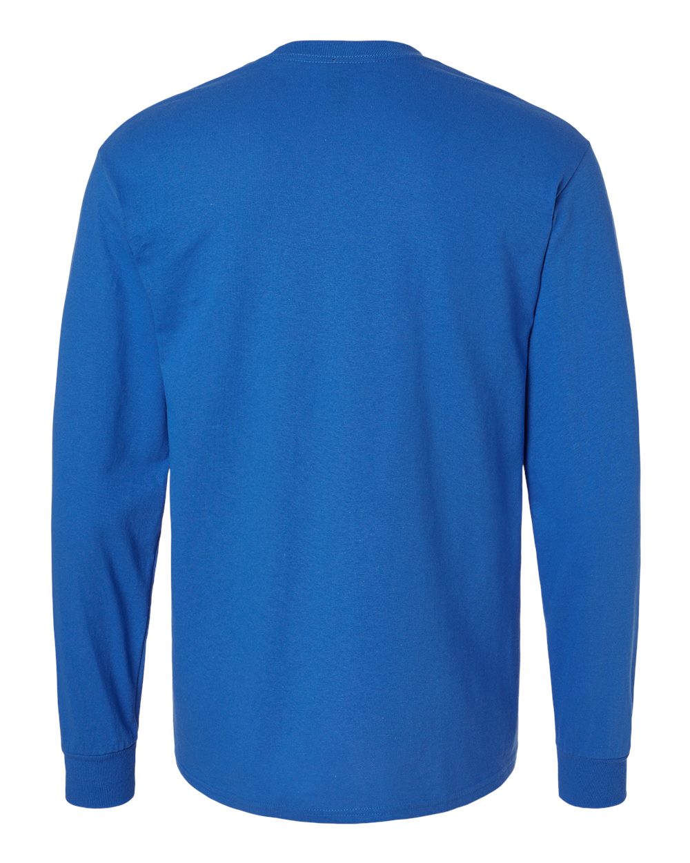 Men's Heavy Cotton™ Long Sleeve T-Shirt - Back - B04060753 - Royal