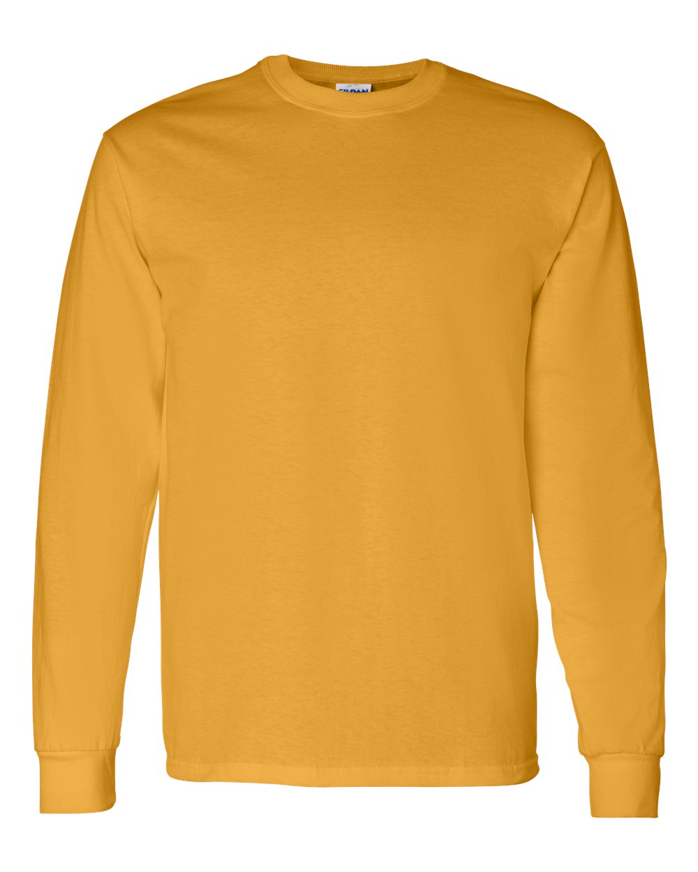 Men's Heavy Cotton™ Long Sleeve T-Shirt - Front - B04060123 - Gold