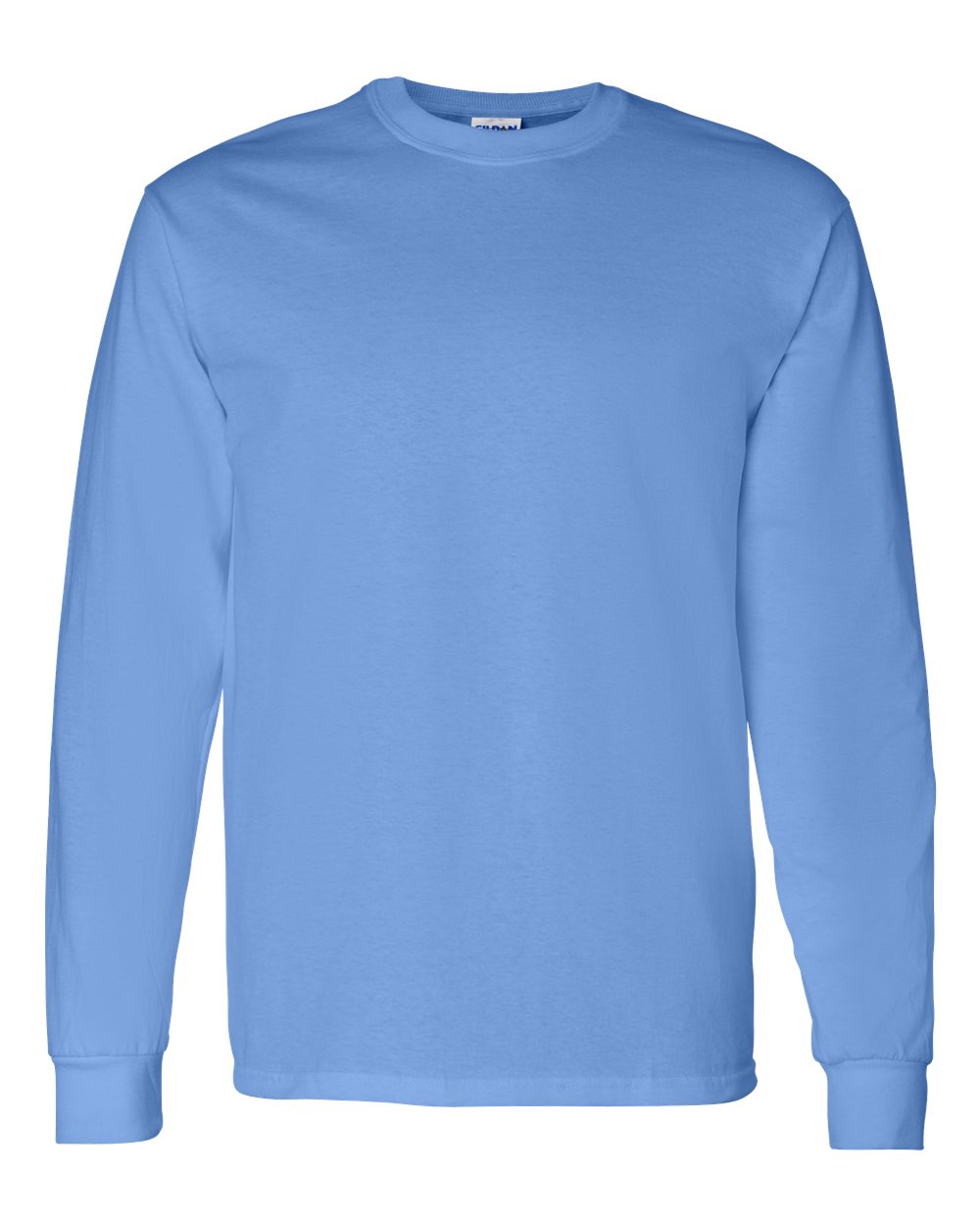 Men's Heavy Cotton™ Long Sleeve T-Shirt - Front - B04060263 - Carolina Blue