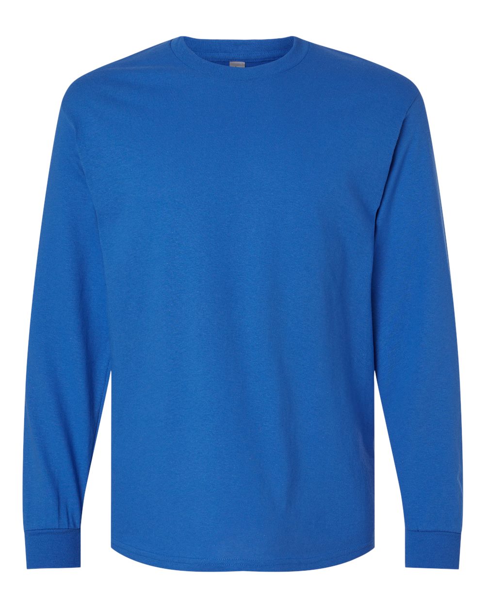 Men's Heavy Cotton™ Long Sleeve T-Shirt - Front - B04060753 - Royal