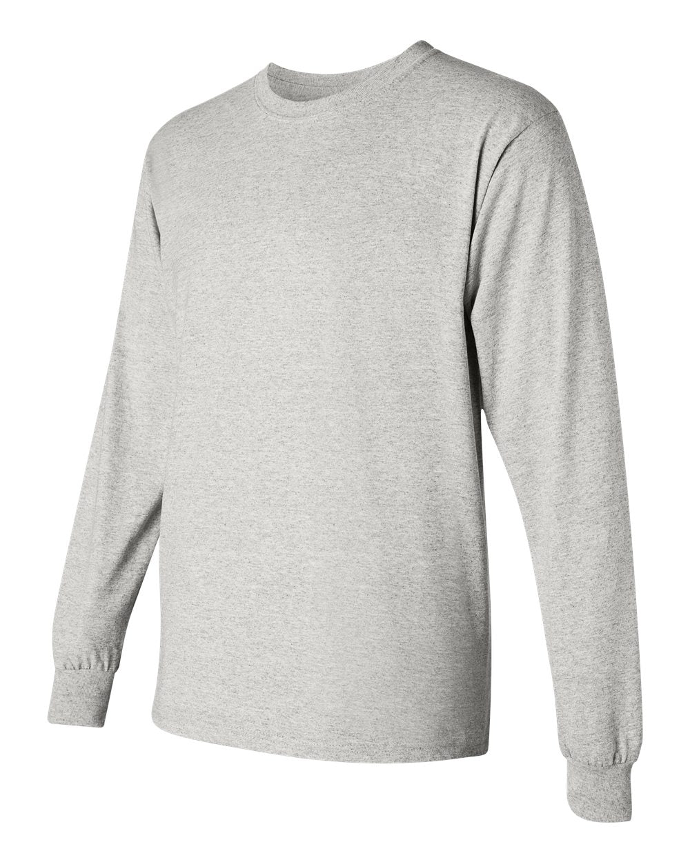 Men's Heavy Cotton™ Long Sleeve T-Shirt - Side - B04060023 - Ash