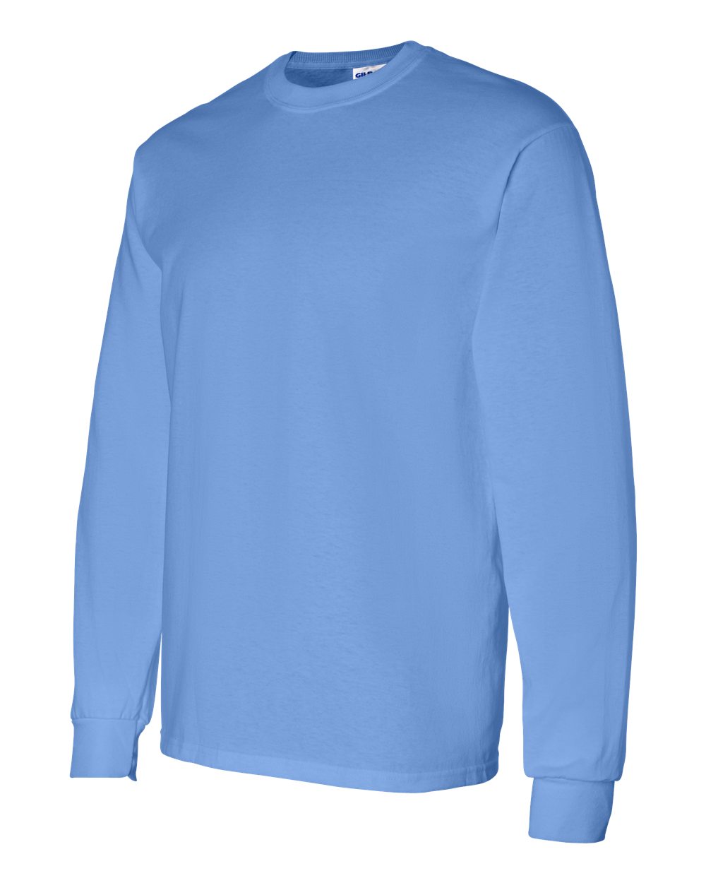 Men's Heavy Cotton™ Long Sleeve T-Shirt - Side - B04060263 - Carolina Blue