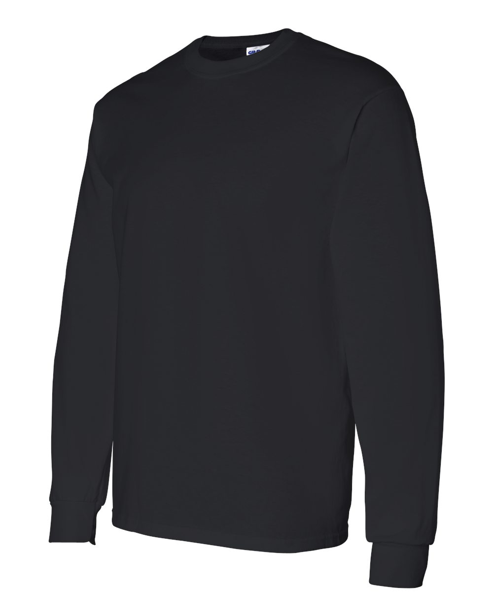 Men's Heavy Cotton™ Long Sleeve T-Shirt - Side - B04060503 - Black
