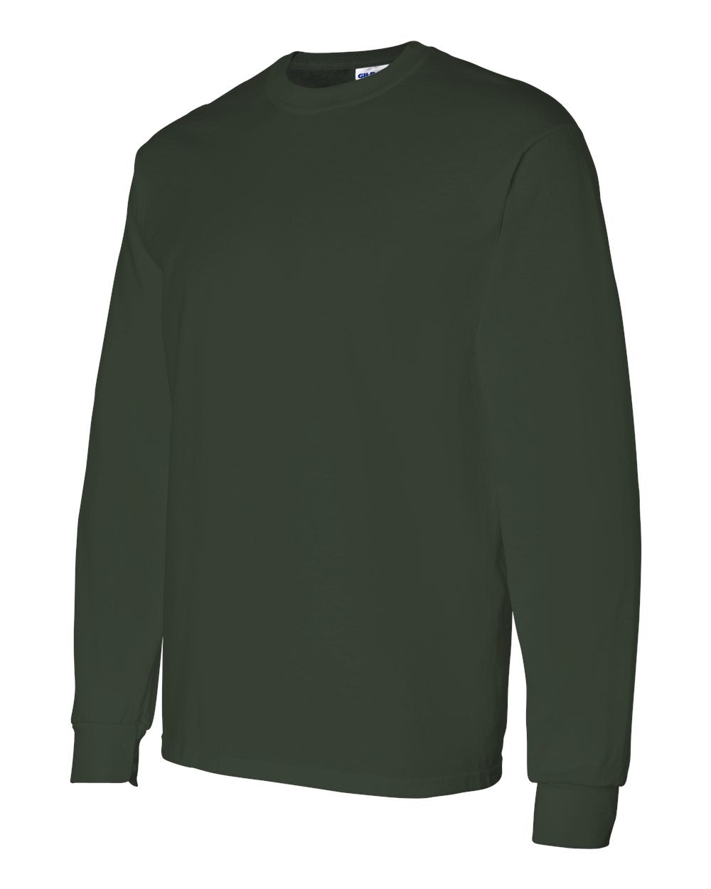 Men's Heavy Cotton™ Long Sleeve T-Shirt - Side - B04060543 - Forest