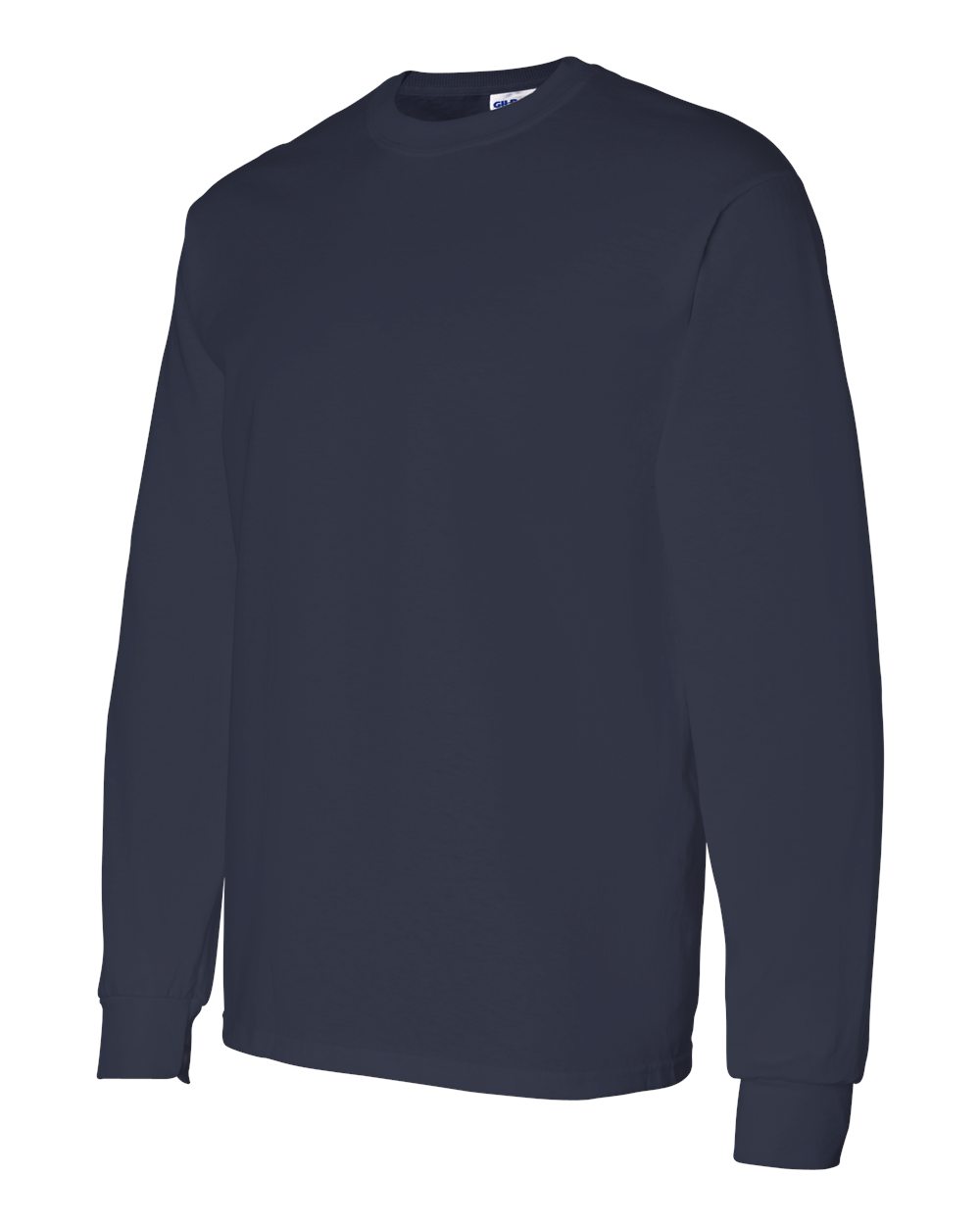 Men's Heavy Cotton™ Long Sleeve T-Shirt - Side - B04060653 - Navy
