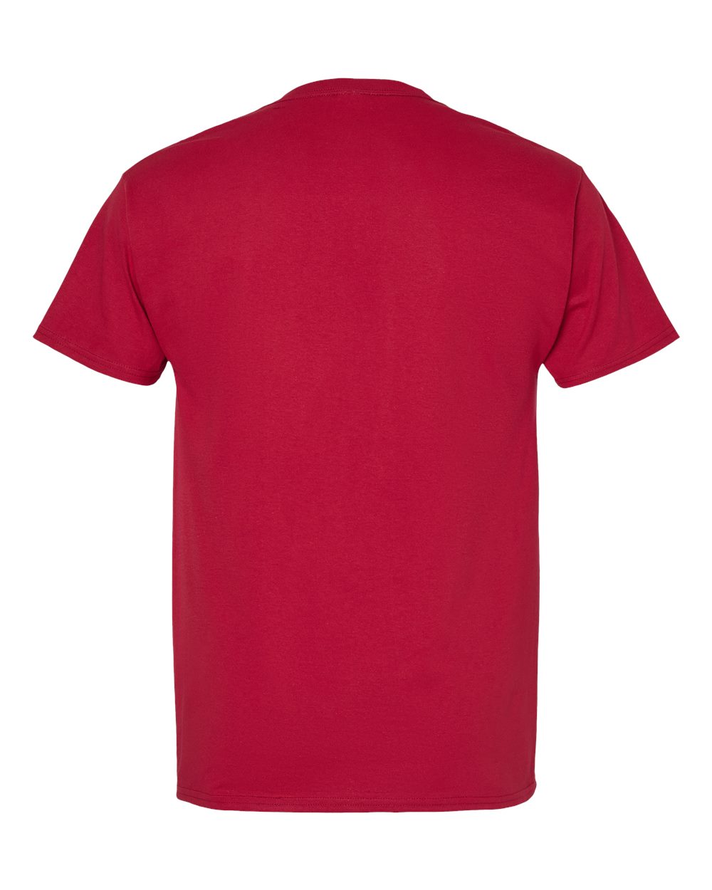Essential-T T-Shirt - Back - B00000043 - Athletic Crimson