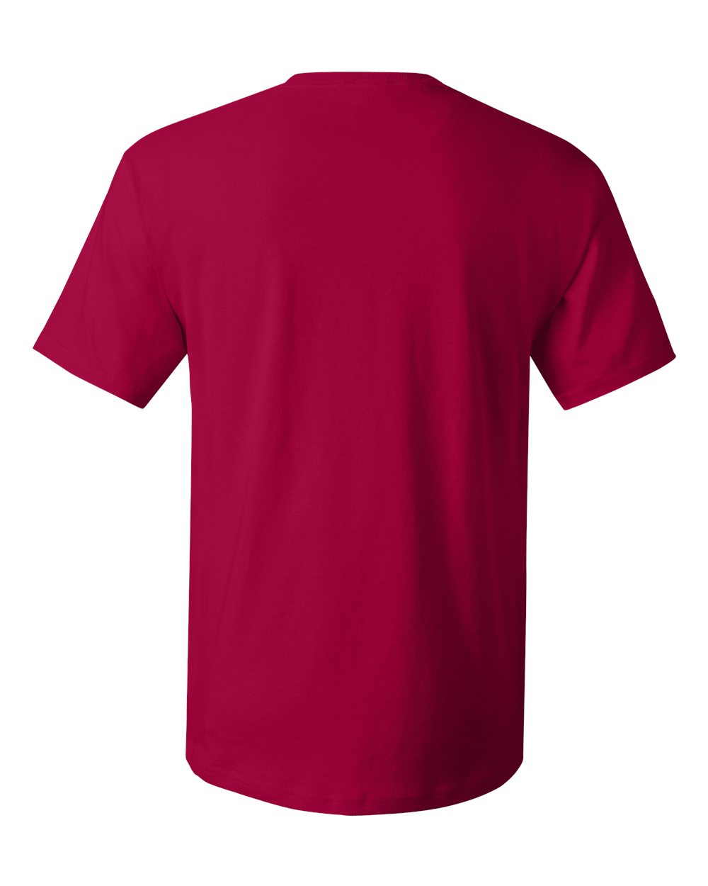 Essential-T T-Shirt - Back - B00000223 - Deep Red