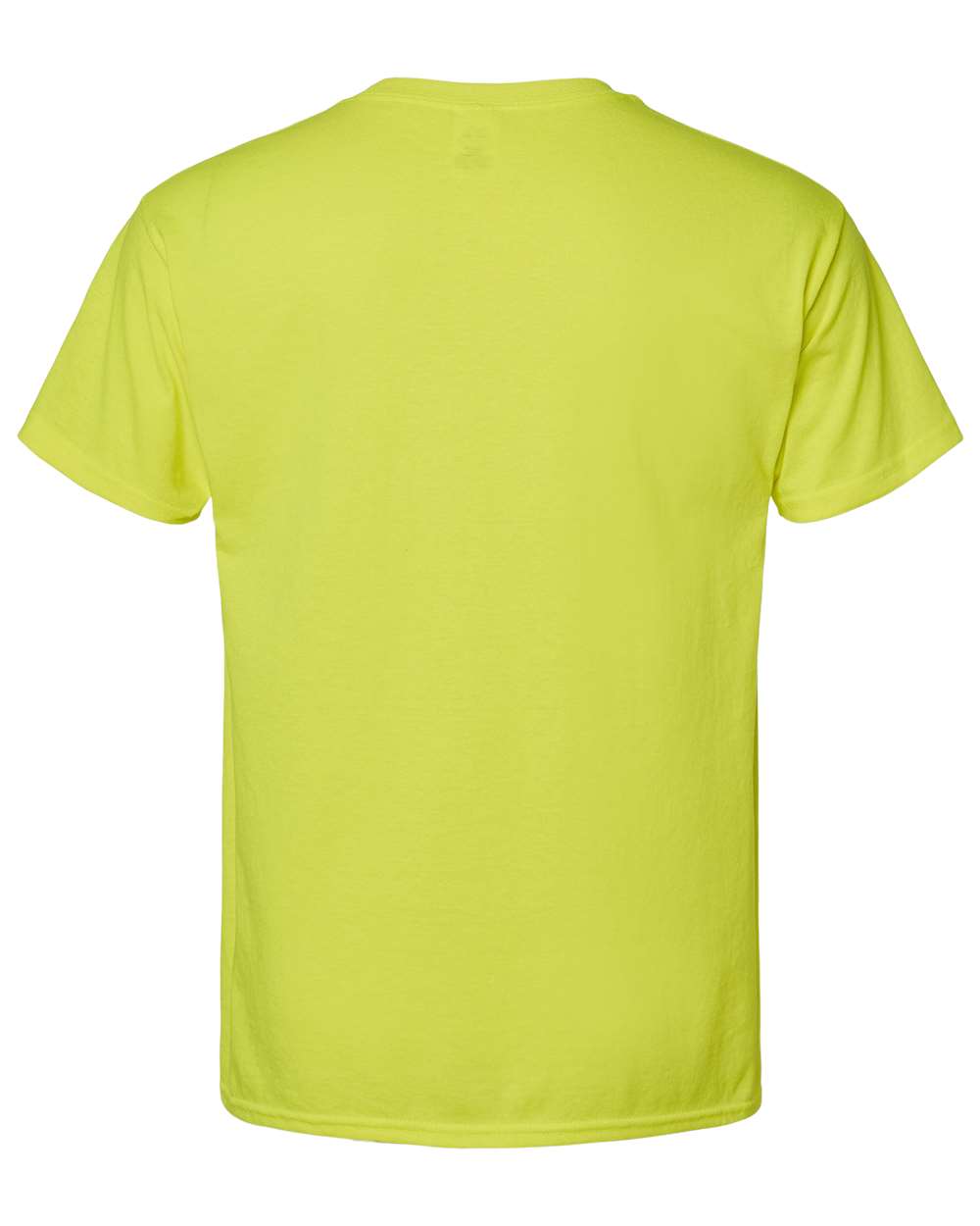 Essential-T T-Shirt - Back - B00000243 - Safety Green