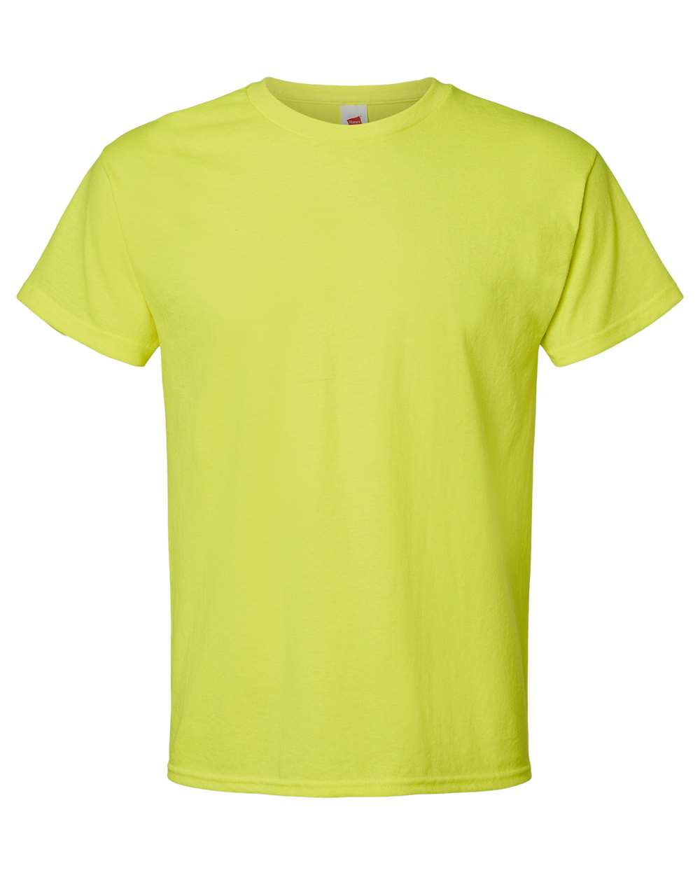 Essential-T T-Shirt - Front - B00000243 - Safety Green