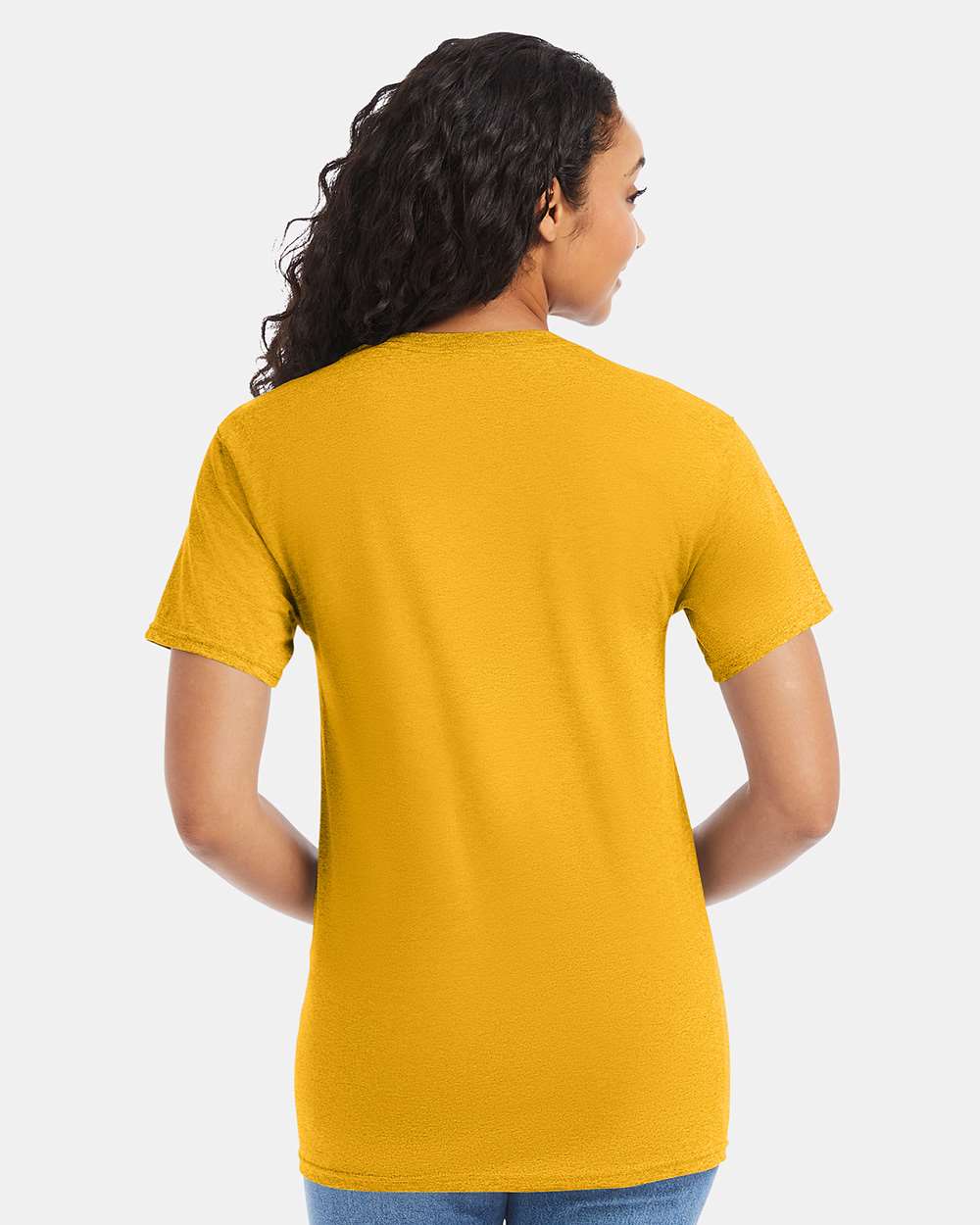 Essential-T T-Shirt - OnModelBack - B00000123 - Gold