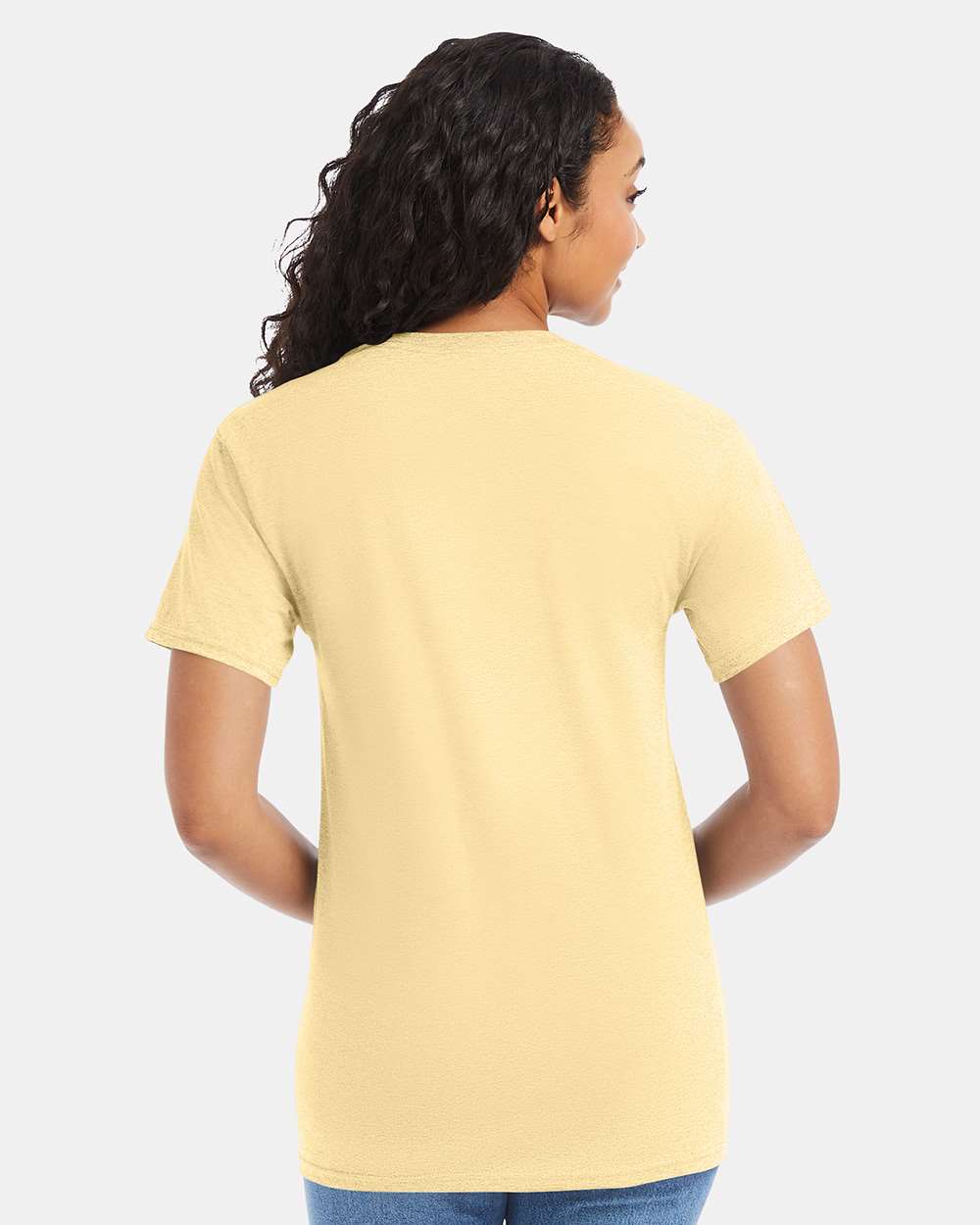 Essential-T T-Shirt - OnModelBack - B00000283 - Athletic Gold
