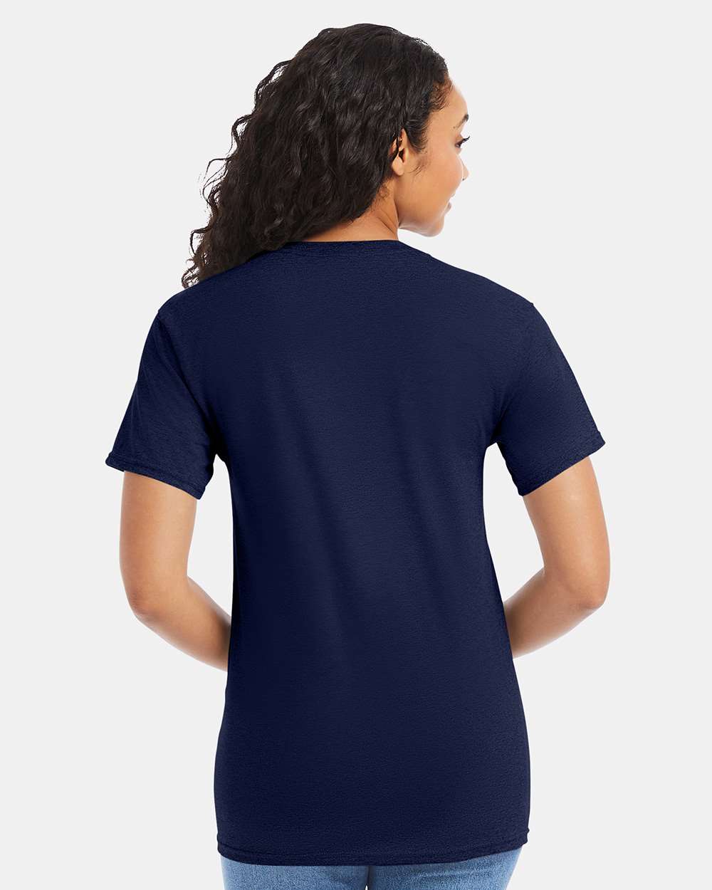 Essential-T T-Shirt - OnModelBack - B00000653 - Navy
