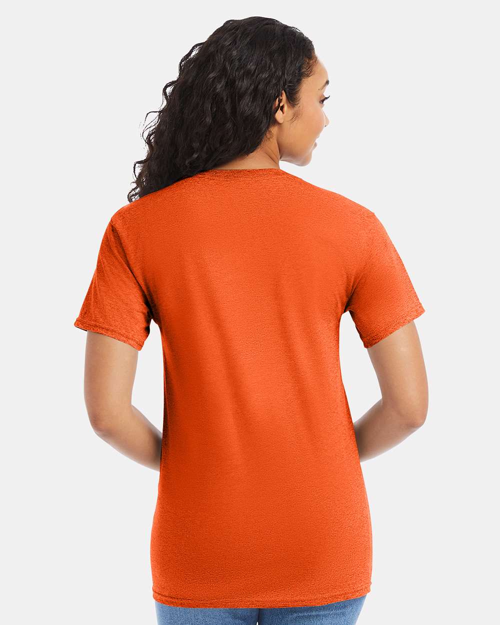 Essential-T T-Shirt - OnModelBack - B00000663 - Orange