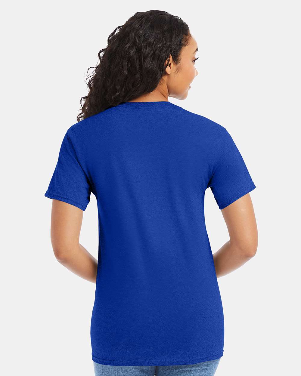 Essential-T T-Shirt - OnModelBack - B00000883 - Deep Royal