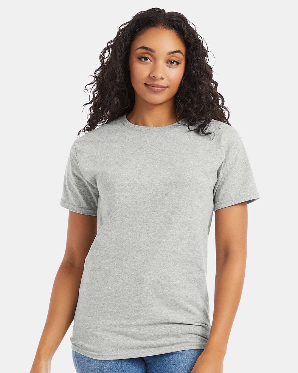 Essential-T T-Shirt - OnModelFront - B00000023 - Ash