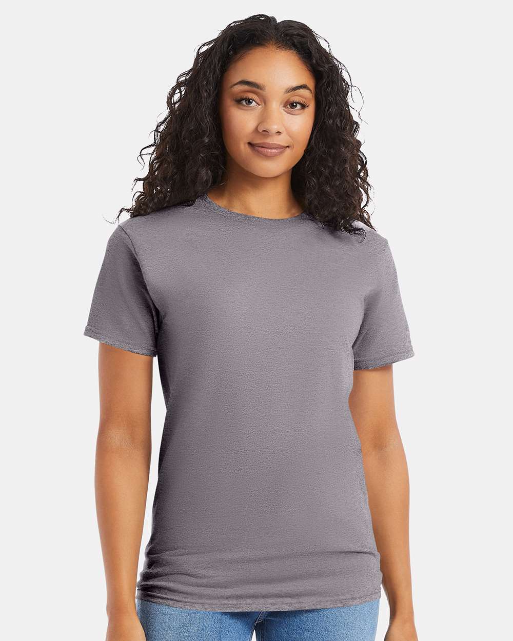 Essential-T T-Shirt - OnModelFront - B00000193 - Graphite