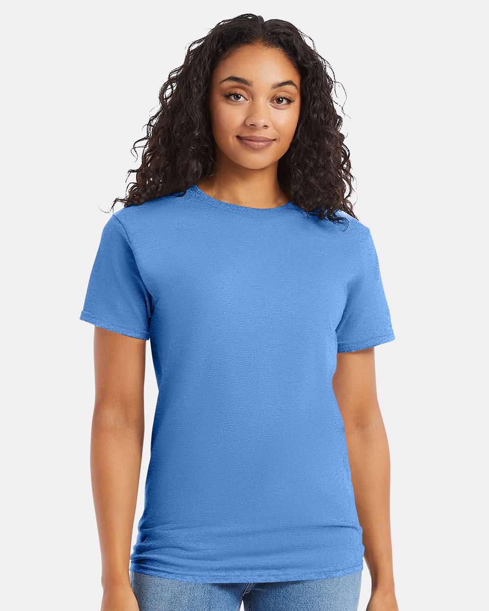 Essential-T T-Shirt - OnModelFront - B00000203 - Carolina Blue