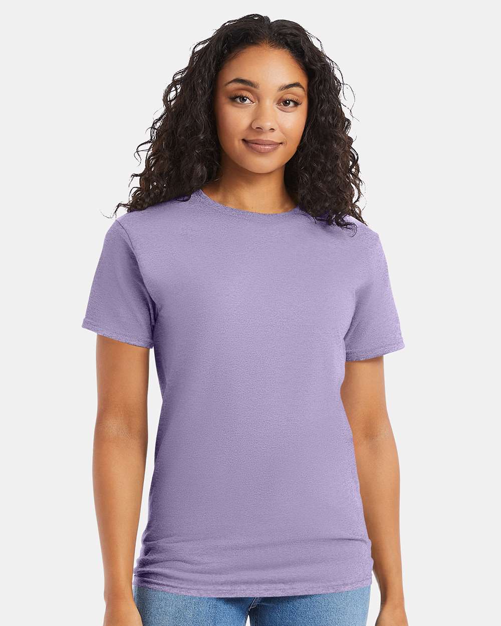 Essential-T T-Shirt - OnModelFront - B00000213 - Lavender