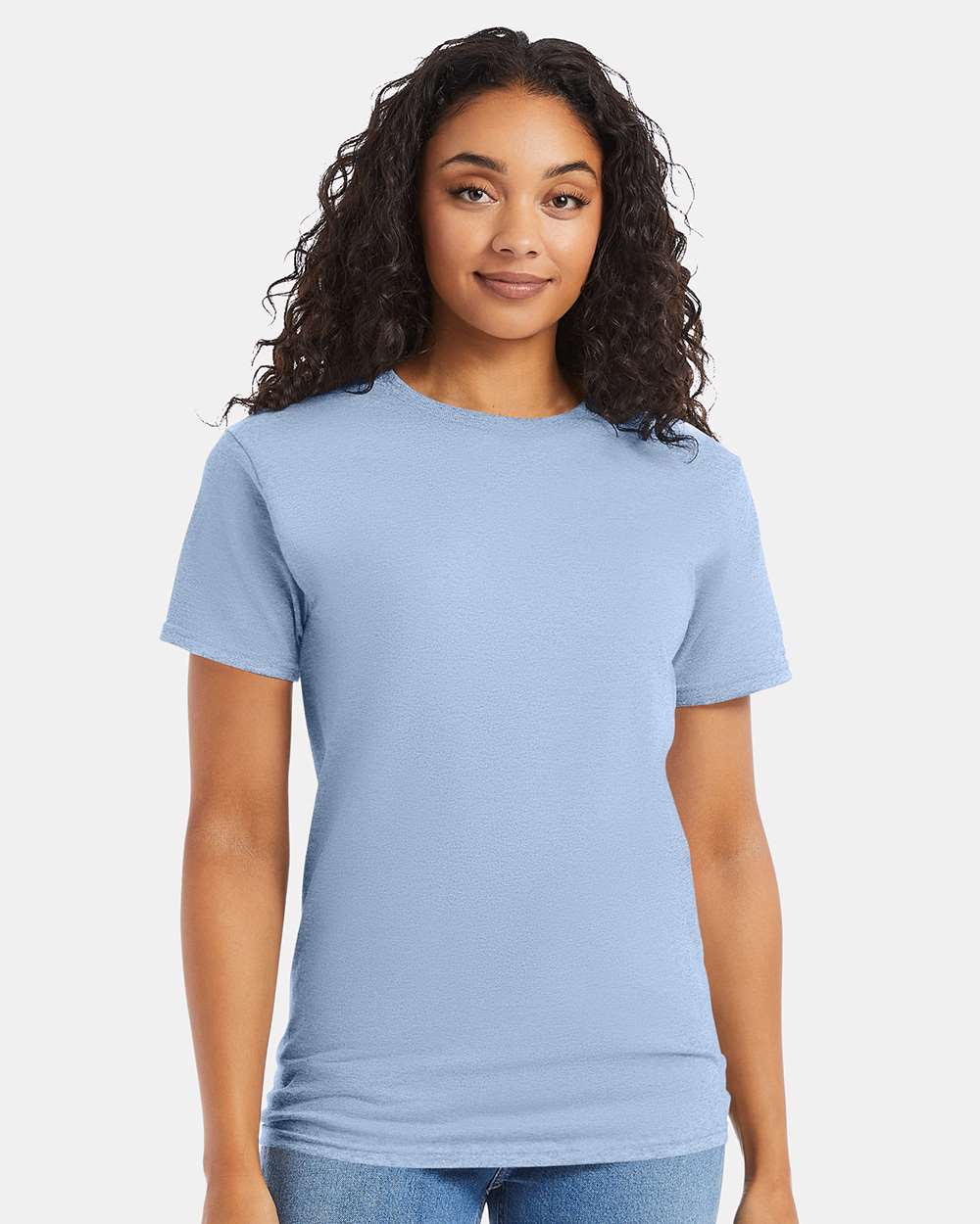 Essential-T T-Shirt - OnModelFront - B00000253 - Light Blue