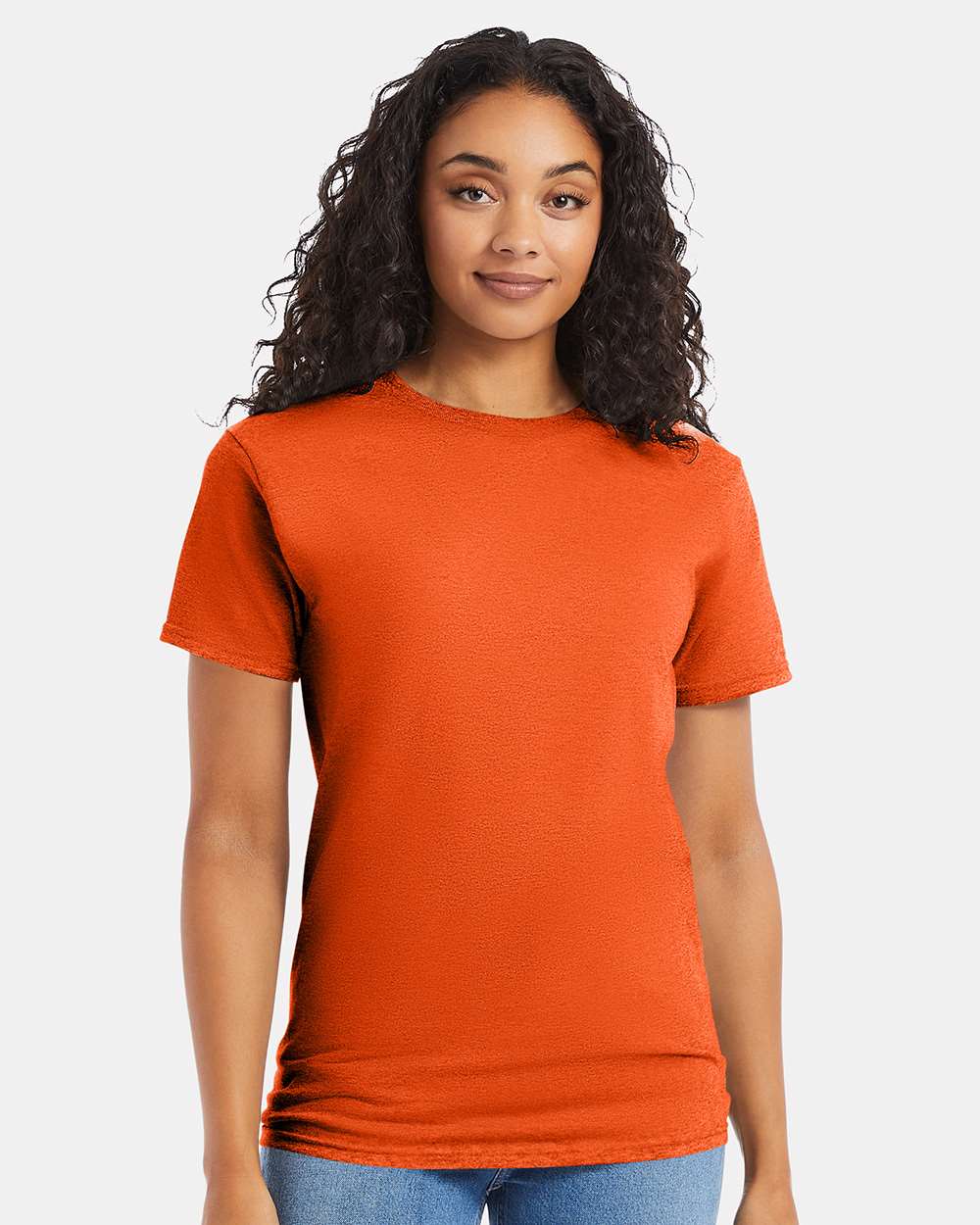 Essential-T T-Shirt - OnModelFront - B00000663 - Orange