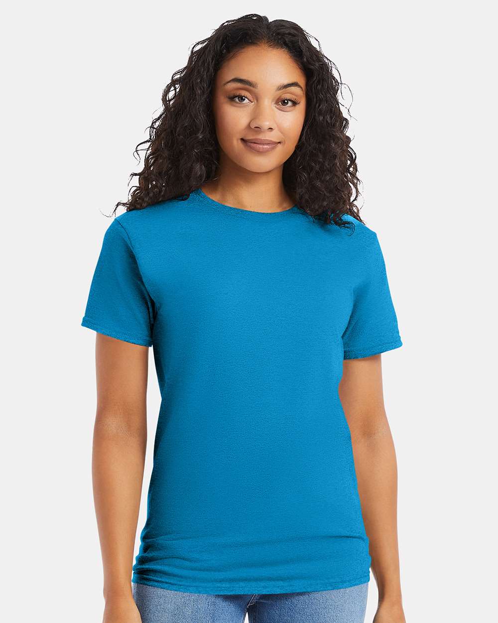 Essential-T T-Shirt - OnModelFront - B00000773 - Teal