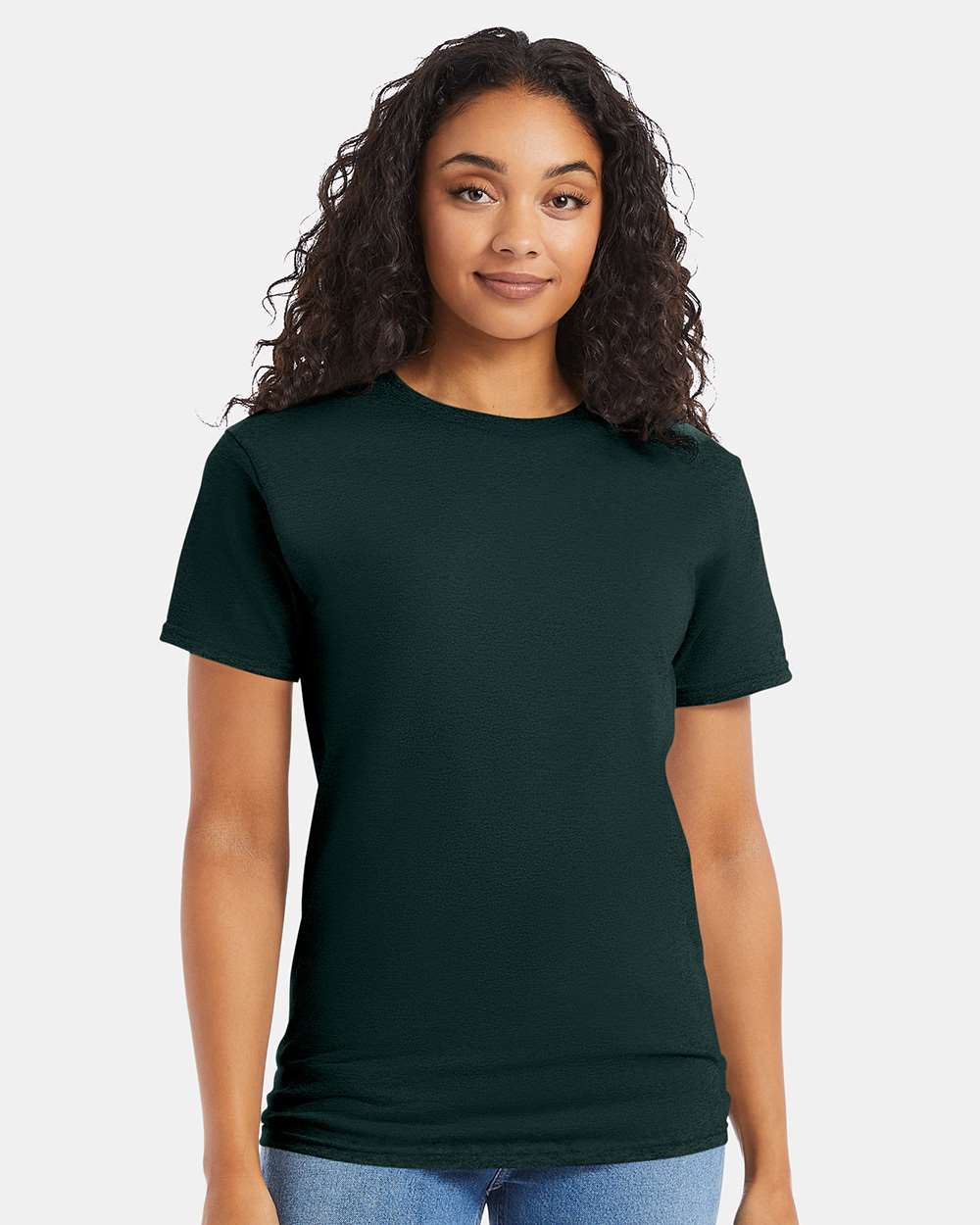 Essential-T T-Shirt - OnModelFront - B00000873 - Deep Forest