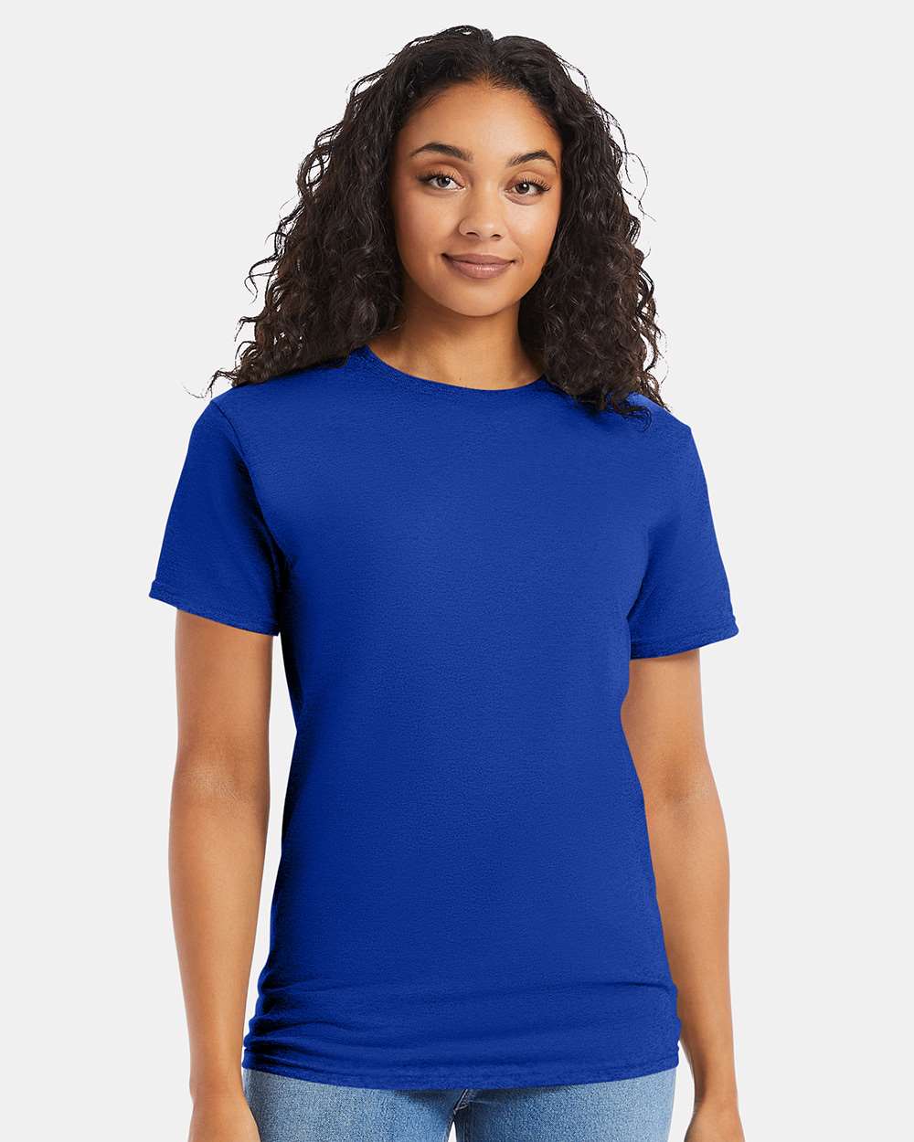 Essential-T T-Shirt - OnModelFront - B00000883 - Deep Royal