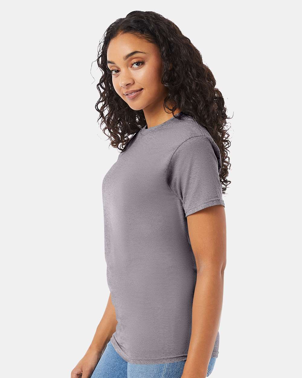 Essential-T T-Shirt - OnModelSide - B00000193 - Graphite
