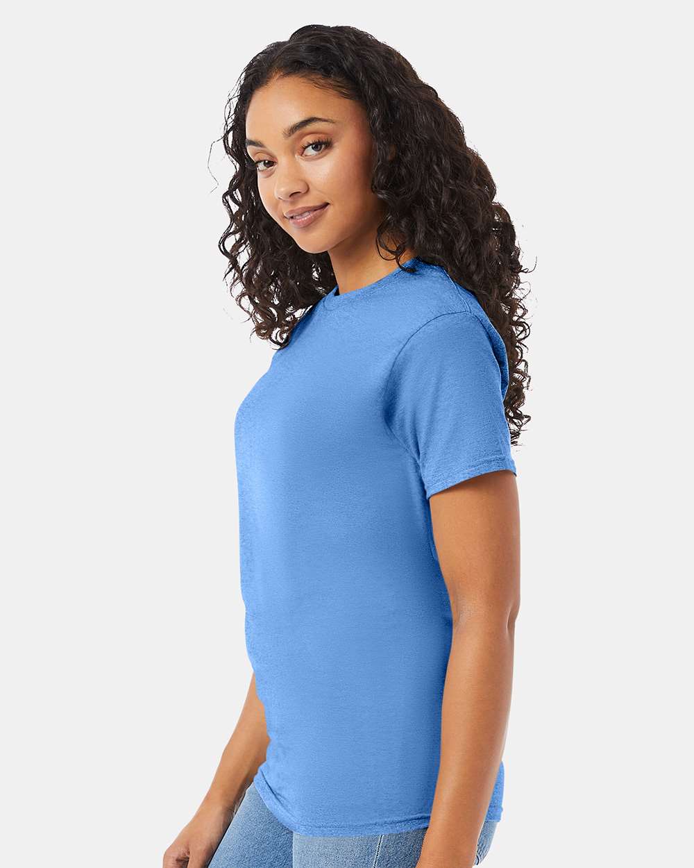 Essential-T T-Shirt - OnModelSide - B00000203 - Carolina Blue