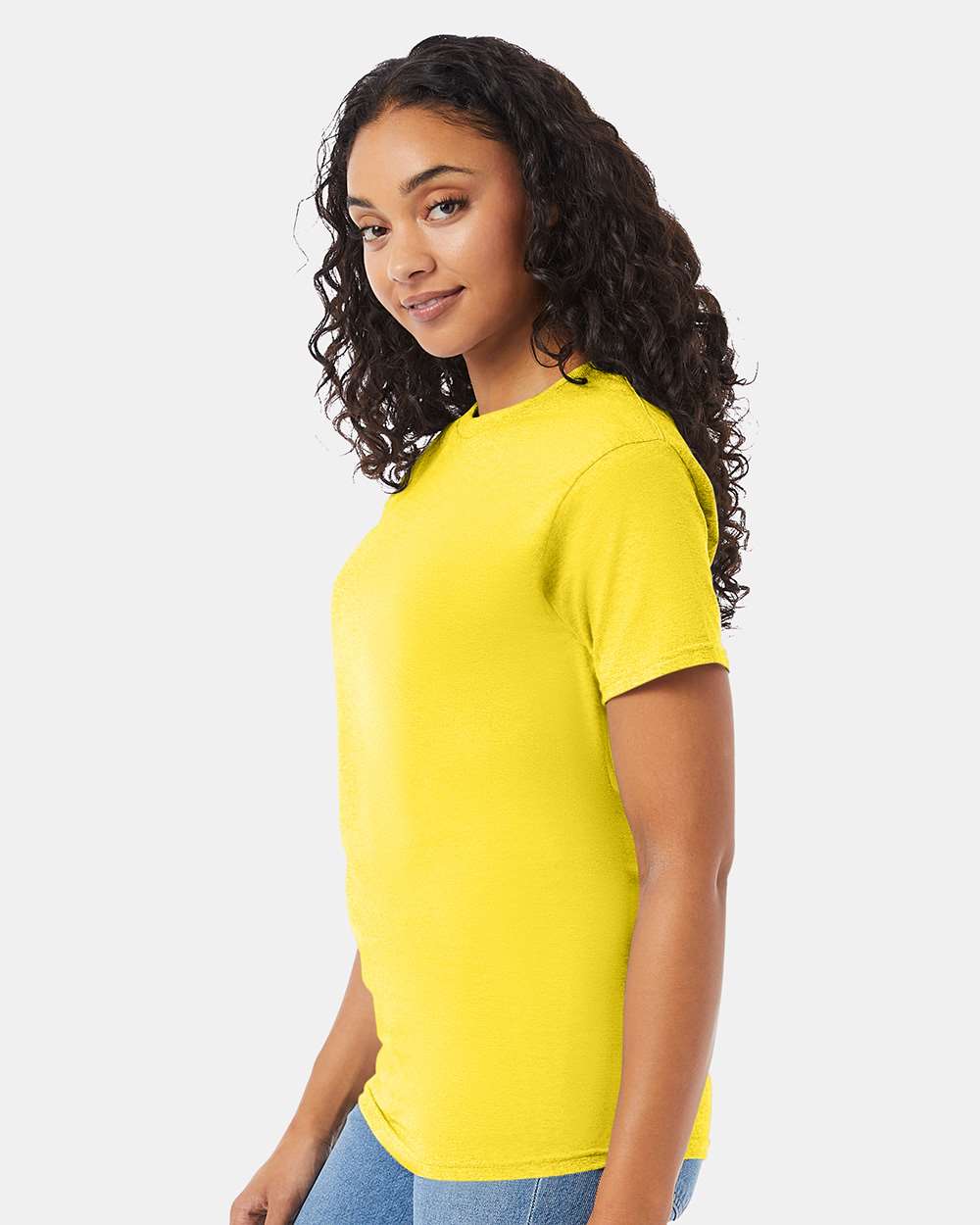 Essential-T T-Shirt - OnModelSide - B00000303 - Athletic Yellow