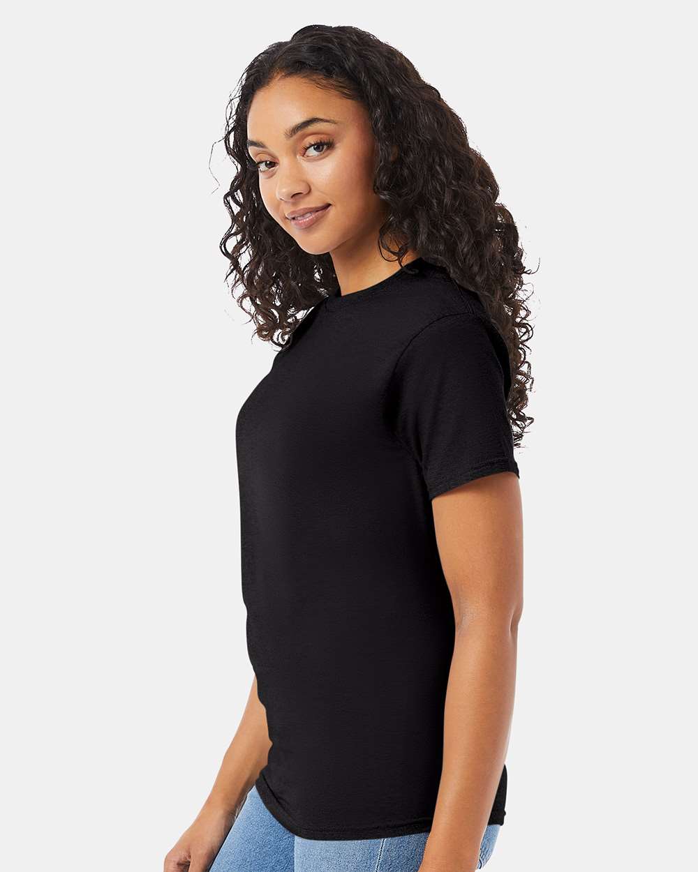 Essential-T T-Shirt - OnModelSide - B00000503 - Black