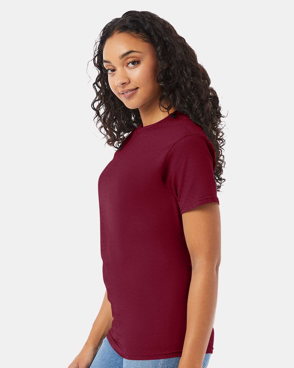 Essential-T T-Shirt - OnModelSide - B00000553 - Athletic Cardinal