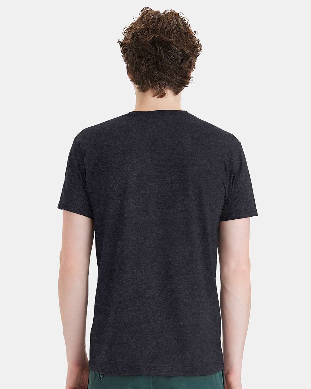 Unisex Perfect-T DTG T-Shirt - OnModelBack - B11400093 - Charcoal Heather