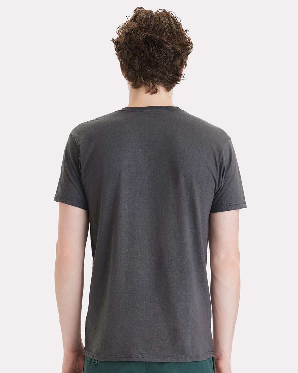 Unisex Perfect-T DTG T-Shirt - OnModelBack - B11400513 - Smoke Grey