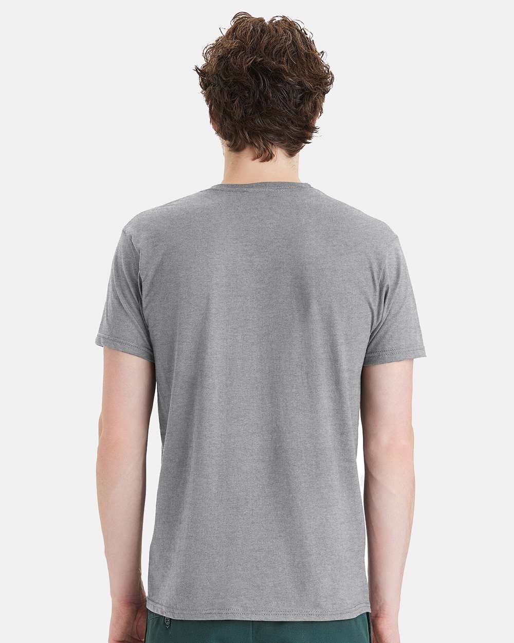 Unisex Perfect-T DTG T-Shirt - OnModelBack - B11400583 - Light Steel