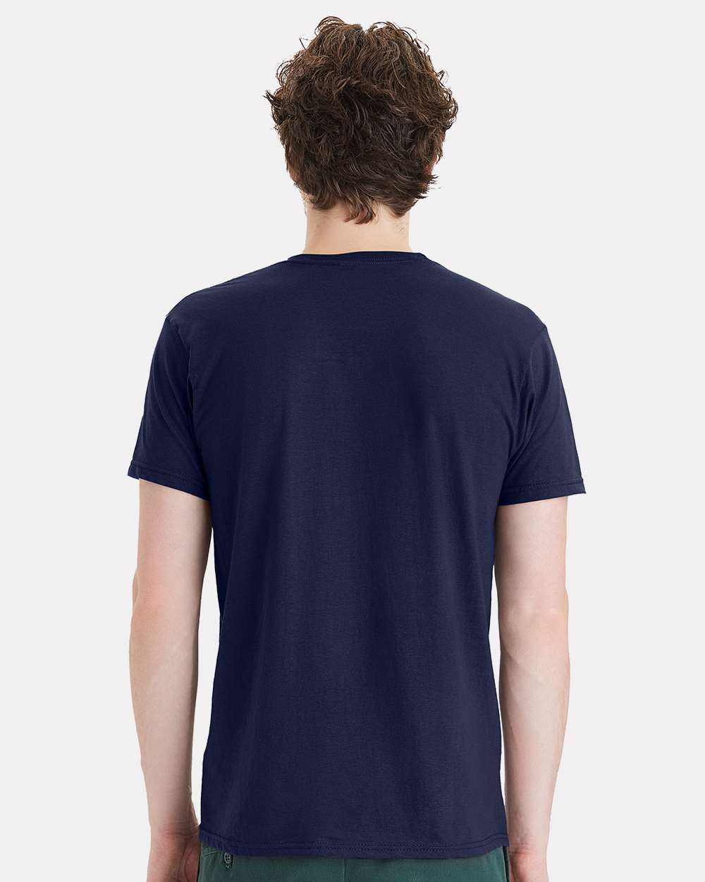 Unisex Perfect-T DTG T-Shirt - OnModelBack - B11400653 - Navy