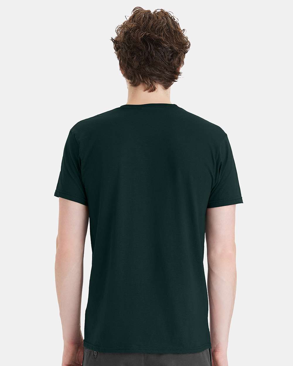 Unisex Perfect-T DTG T-Shirt - OnModelBack - B11400873 - Deep Forest
