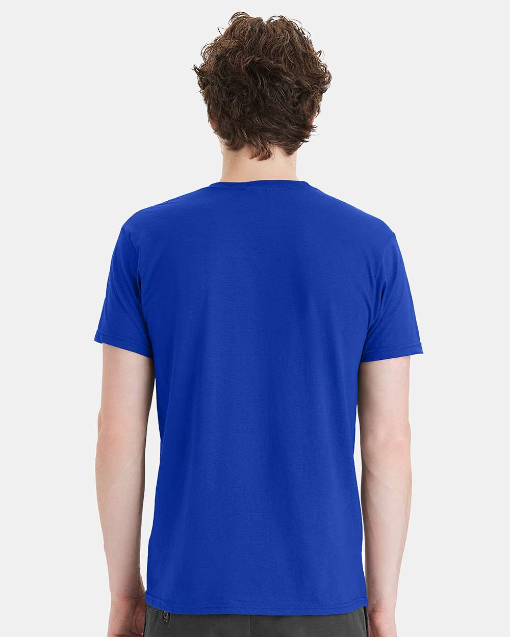 Unisex Perfect-T DTG T-Shirt - OnModelBack - B11400883 - Deep Royal