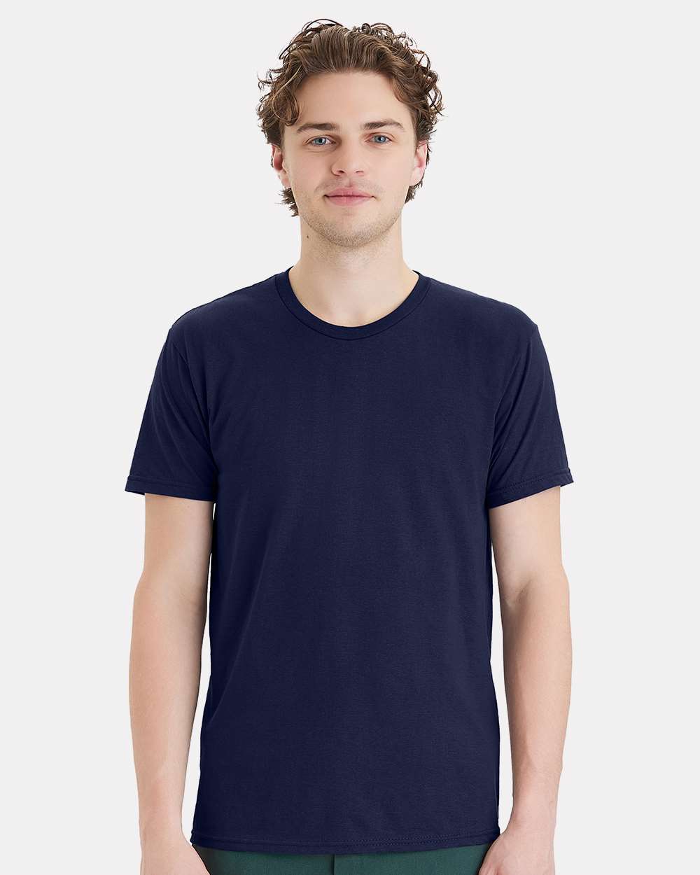 Unisex Perfect-T DTG T-Shirt - OnModelFront - B11400653 - Navy