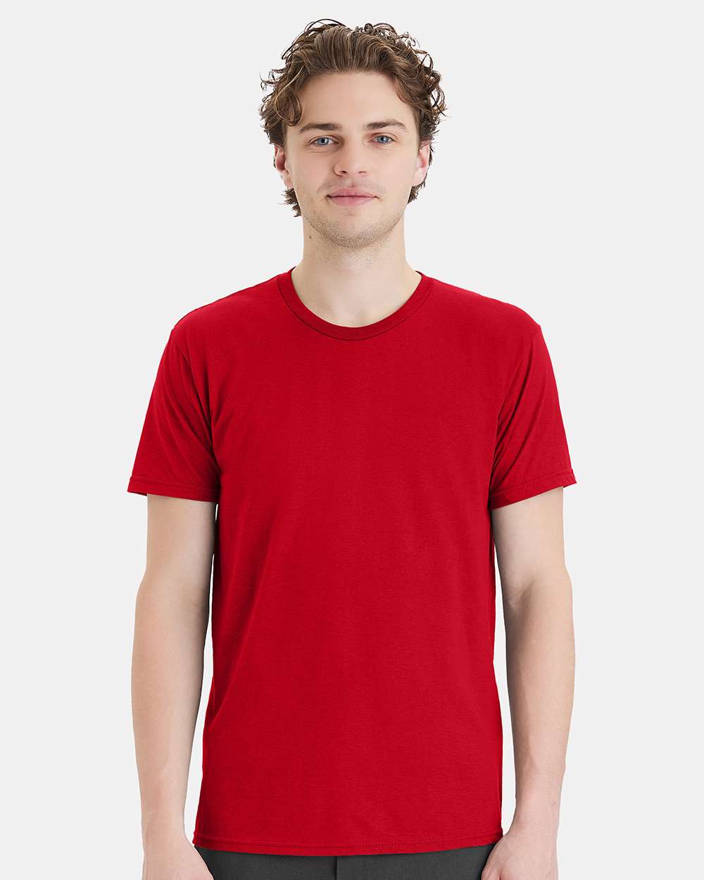 Unisex Perfect-T DTG T-Shirt - OnModelFront - B11400703 - Athletic Red